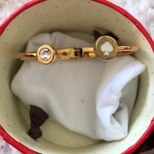 Kate Spade Spot the Spade Gold Cuff Bangle